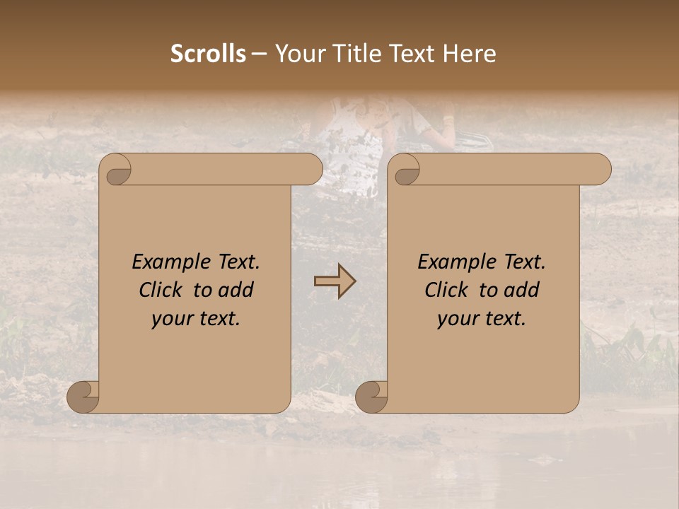 Pond Dirty Bogging PowerPoint Template