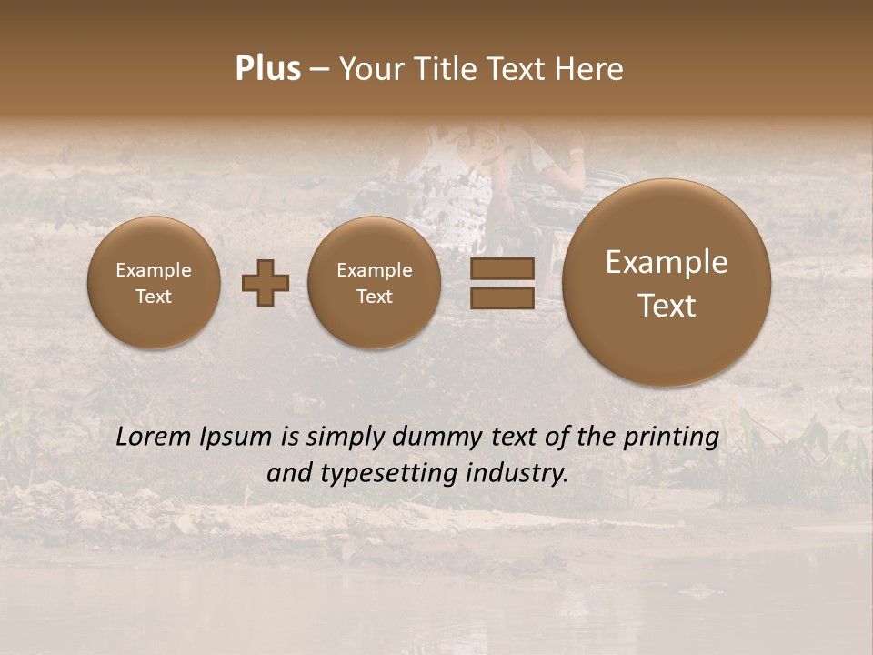 Pond Dirty Bogging PowerPoint Template