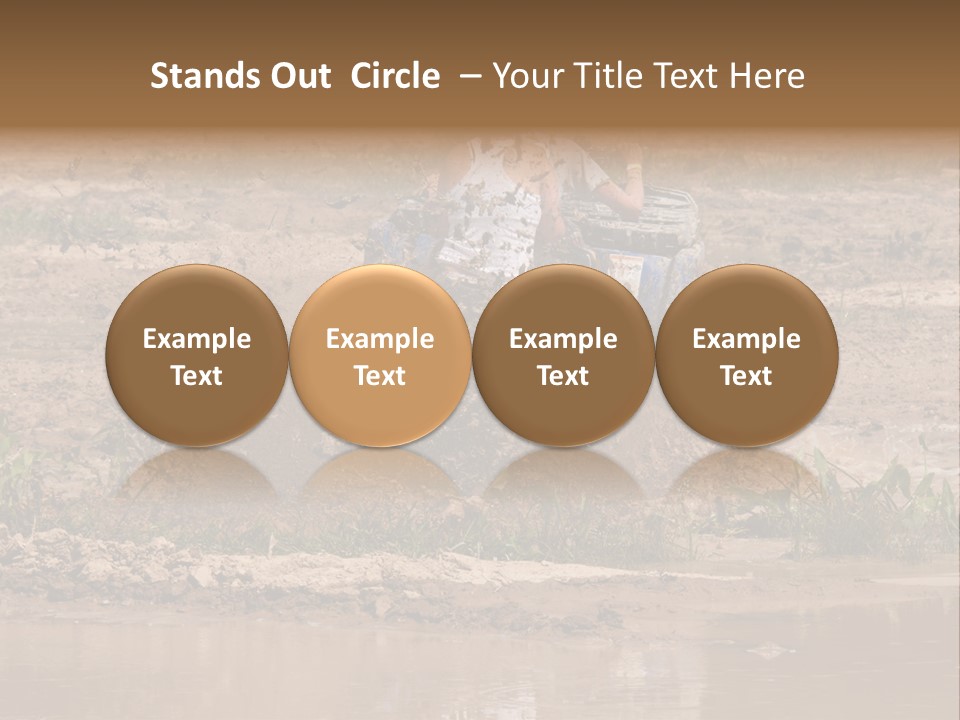 Pond Dirty Bogging PowerPoint Template