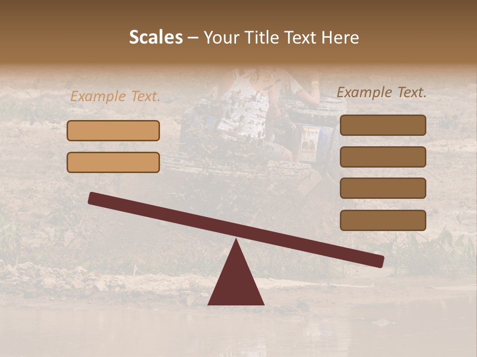 Pond Dirty Bogging PowerPoint Template
