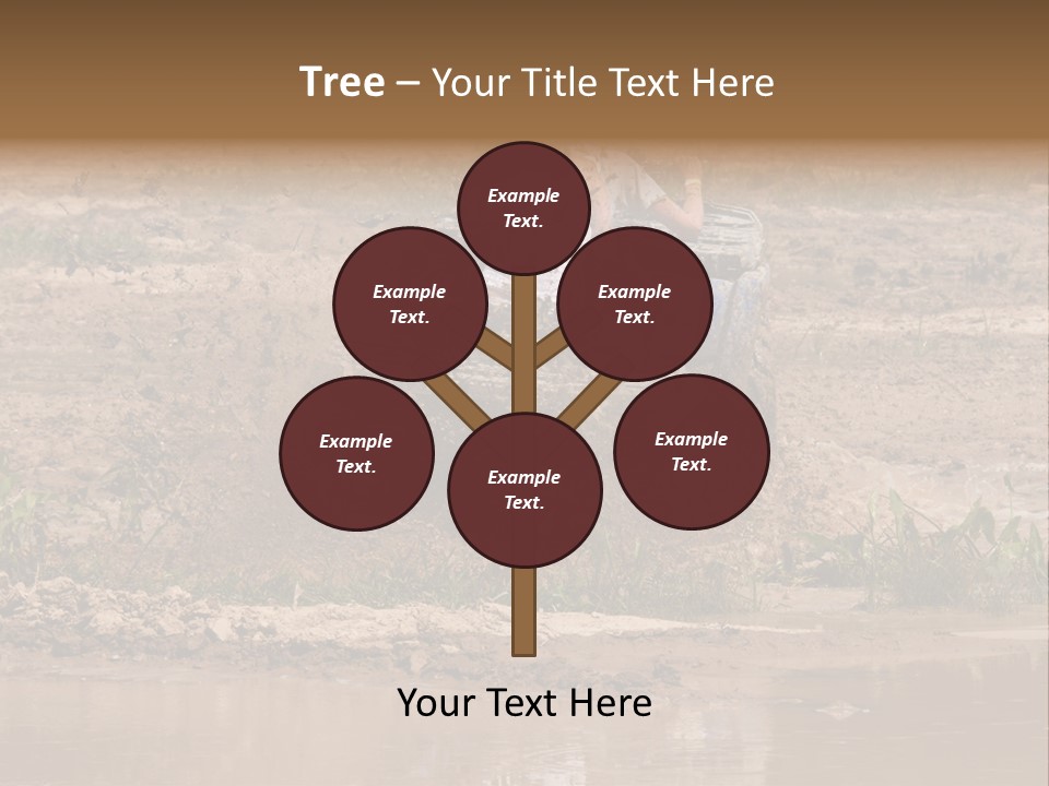 Pond Dirty Bogging PowerPoint Template