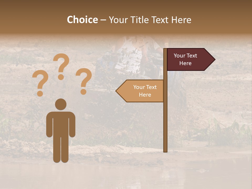 Pond Dirty Bogging PowerPoint Template