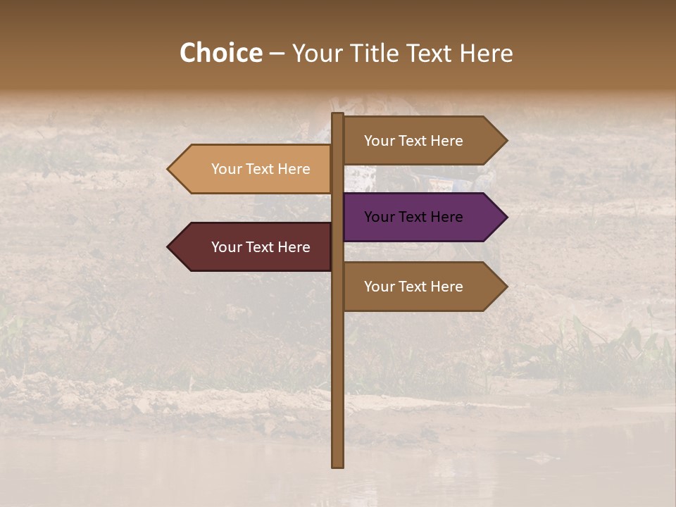 Pond Dirty Bogging PowerPoint Template