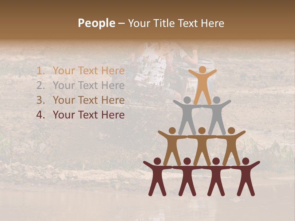 Pond Dirty Bogging PowerPoint Template