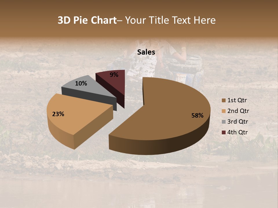 Pond Dirty Bogging PowerPoint Template