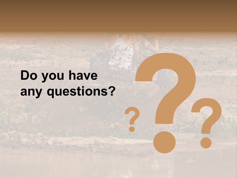 Pond Dirty Bogging PowerPoint Template