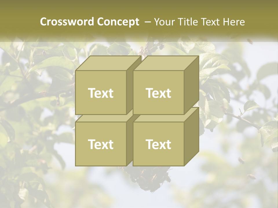 Thorax Tree Garden PowerPoint Template