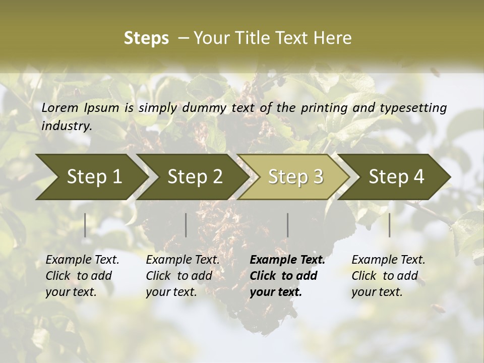 Thorax Tree Garden PowerPoint Template