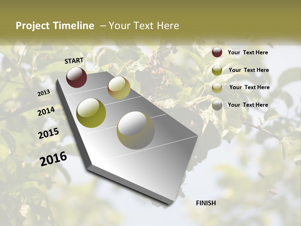 Thorax Tree Garden PowerPoint Template