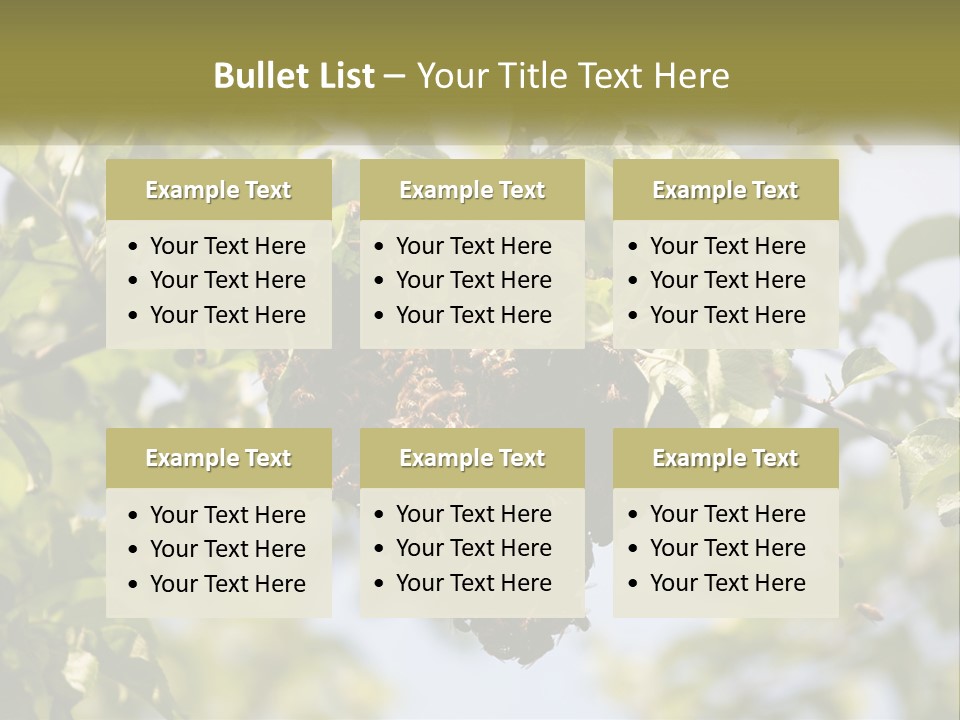 Thorax Tree Garden PowerPoint Template