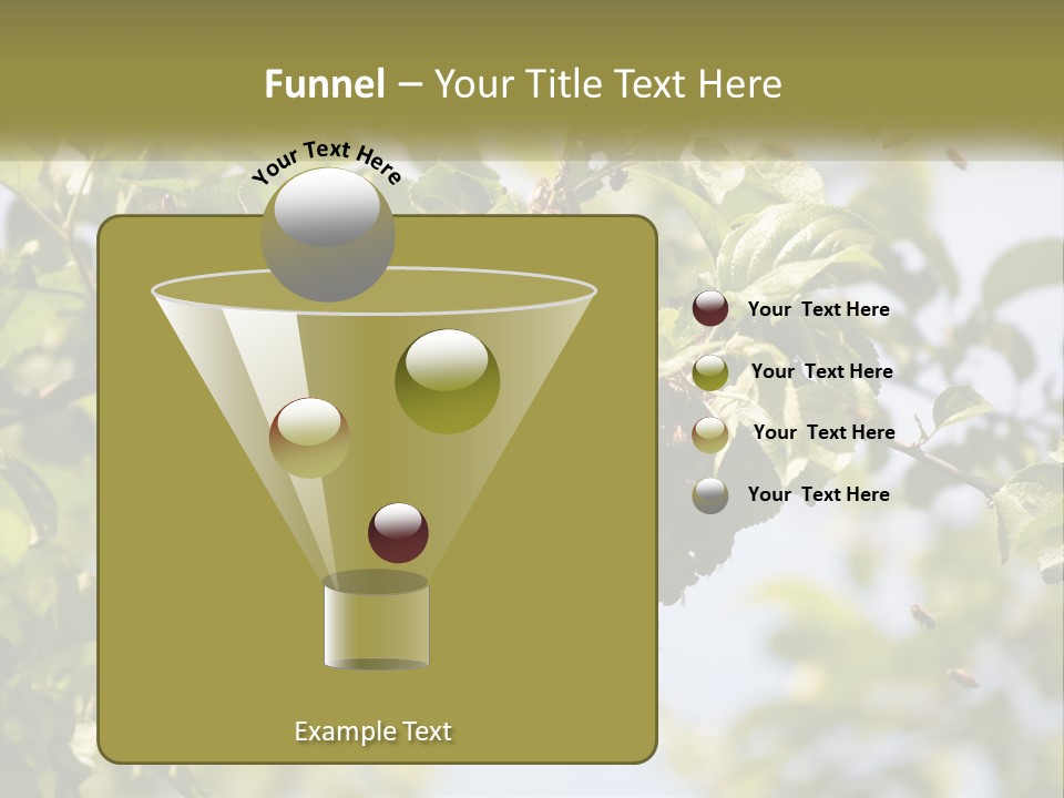 Thorax Tree Garden PowerPoint Template