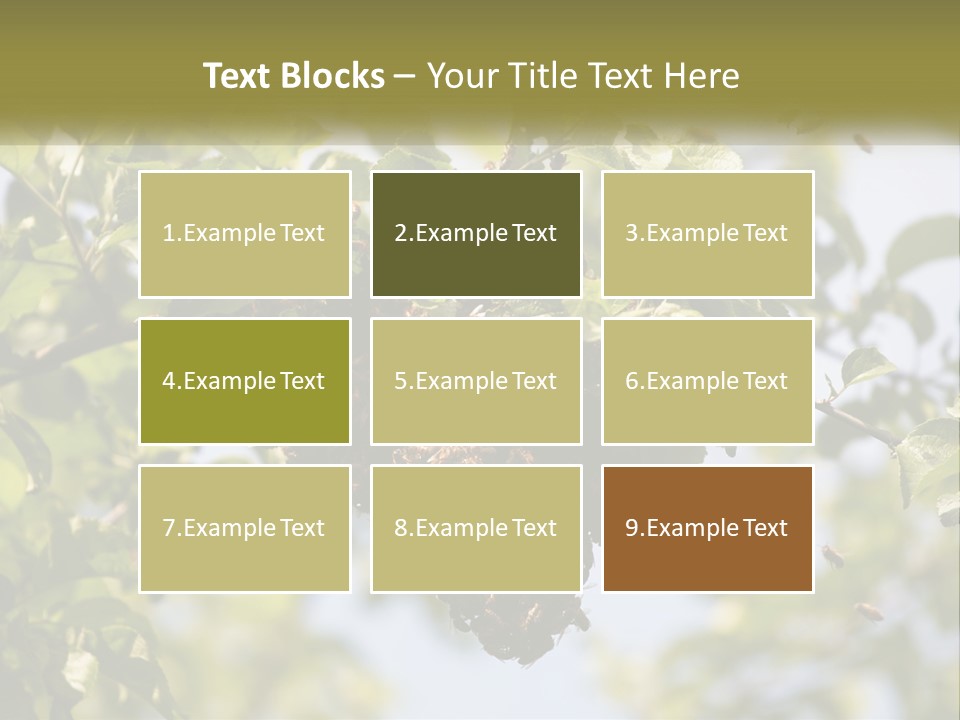 Thorax Tree Garden PowerPoint Template