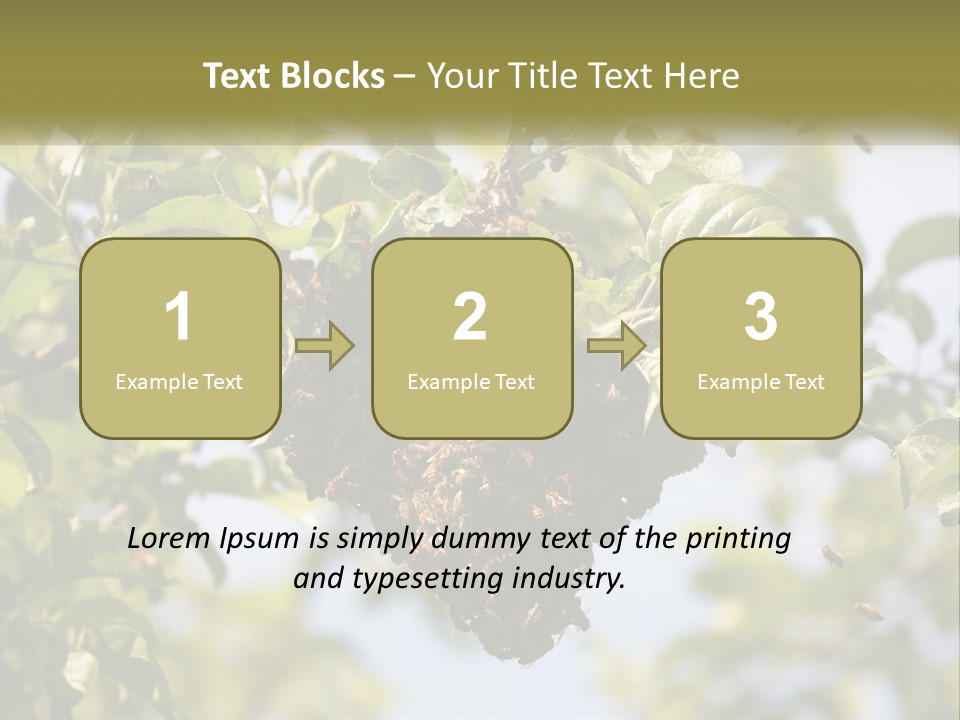 Thorax Tree Garden PowerPoint Template