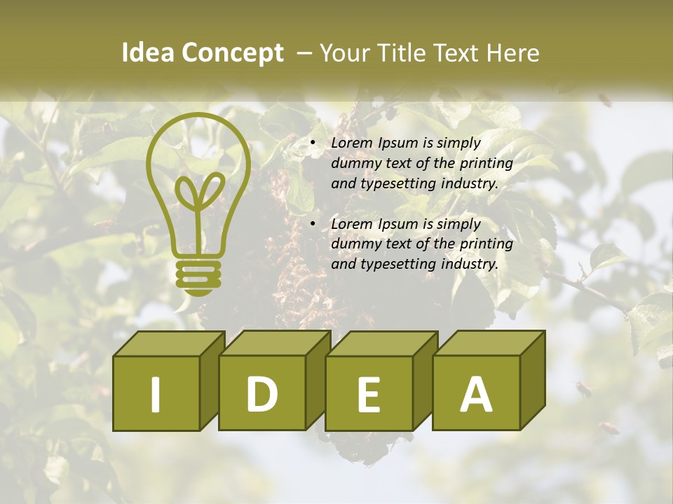 Thorax Tree Garden PowerPoint Template