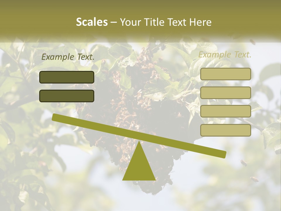 Thorax Tree Garden PowerPoint Template