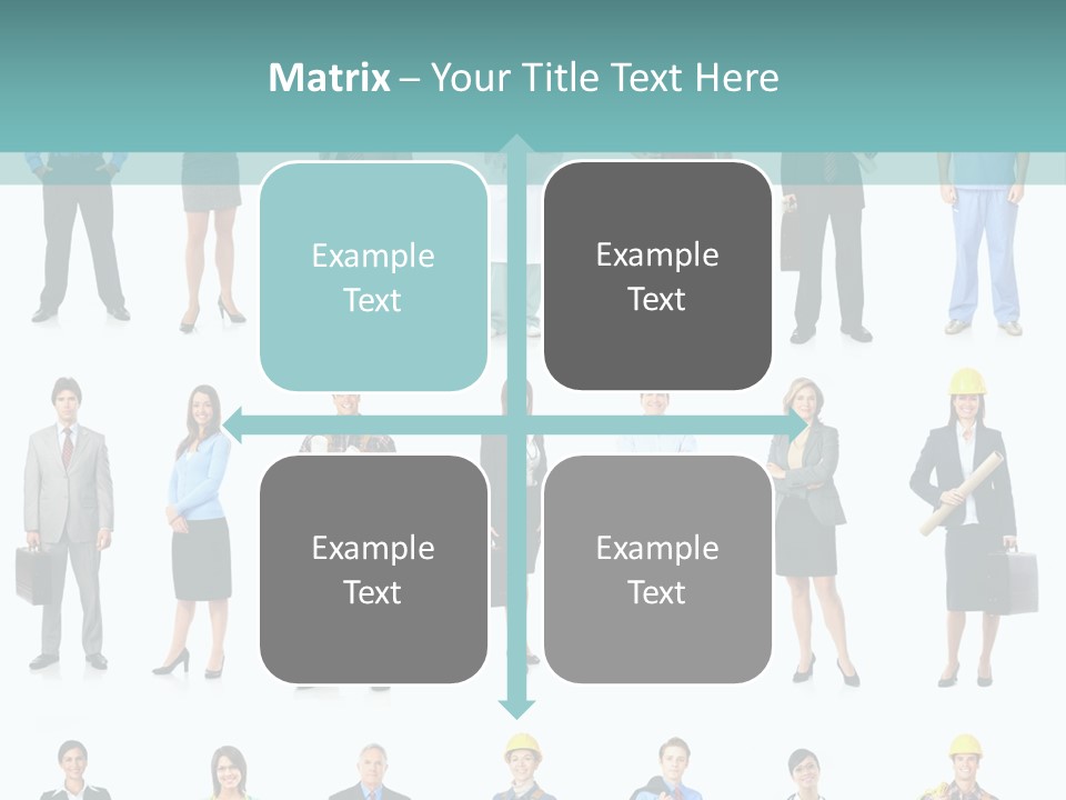 Staff Builder Isolated PowerPoint Template