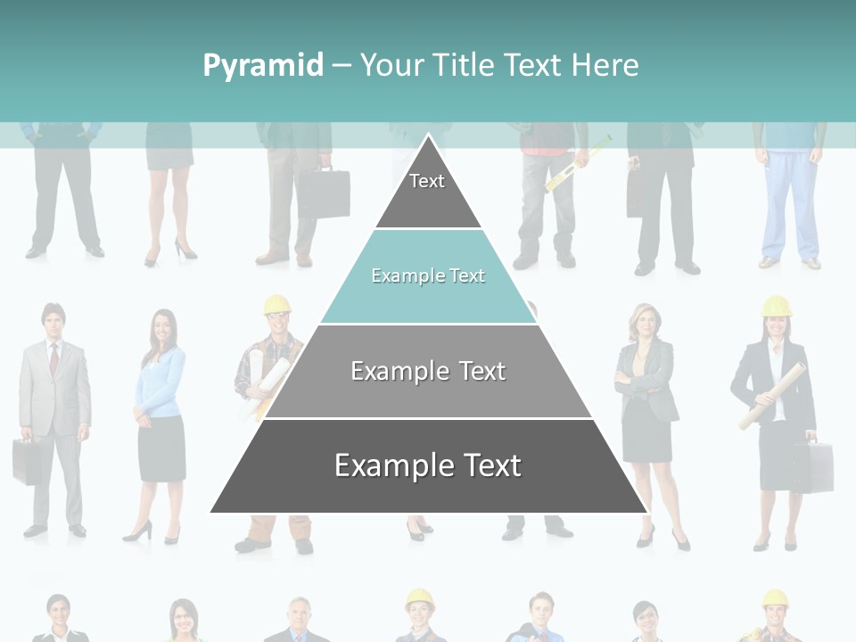 Staff Builder Isolated PowerPoint Template