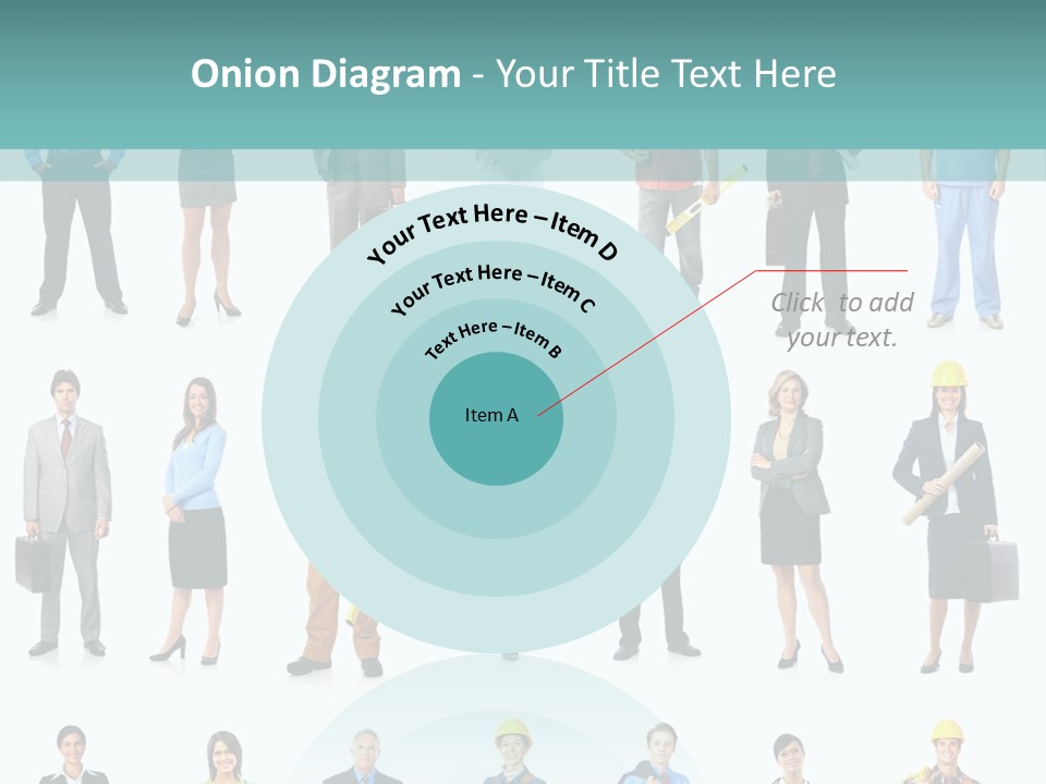 Staff Builder Isolated PowerPoint Template