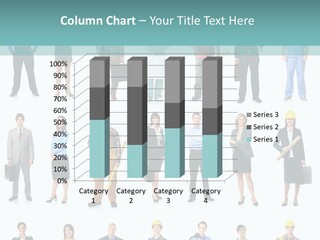 Staff Builder Isolated PowerPoint Template