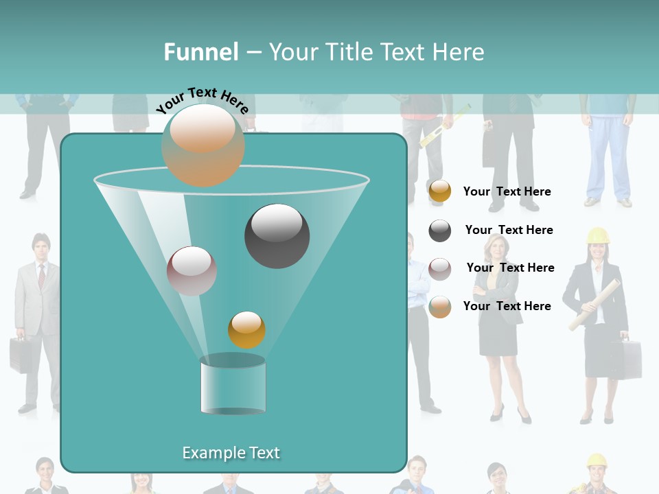 Staff Builder Isolated PowerPoint Template
