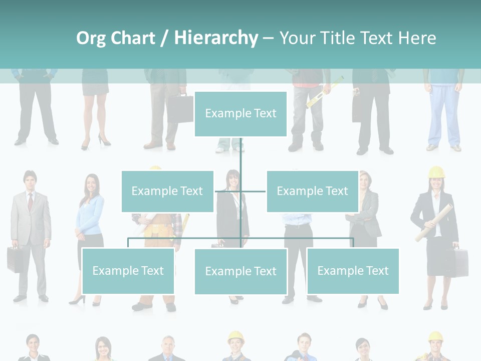 Staff Builder Isolated PowerPoint Template