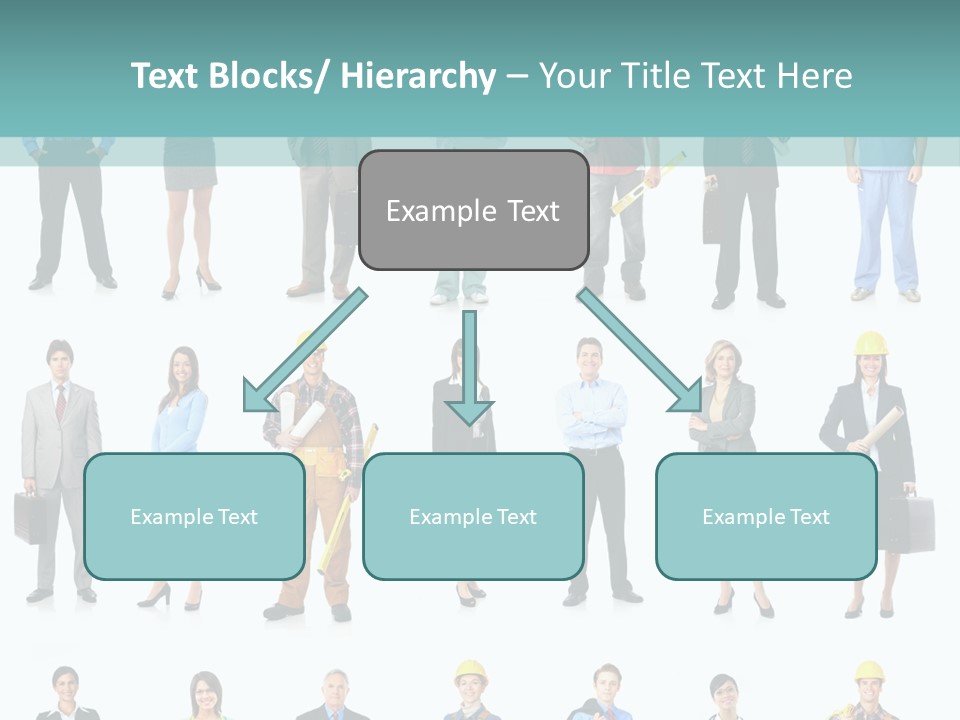 Staff Builder Isolated PowerPoint Template