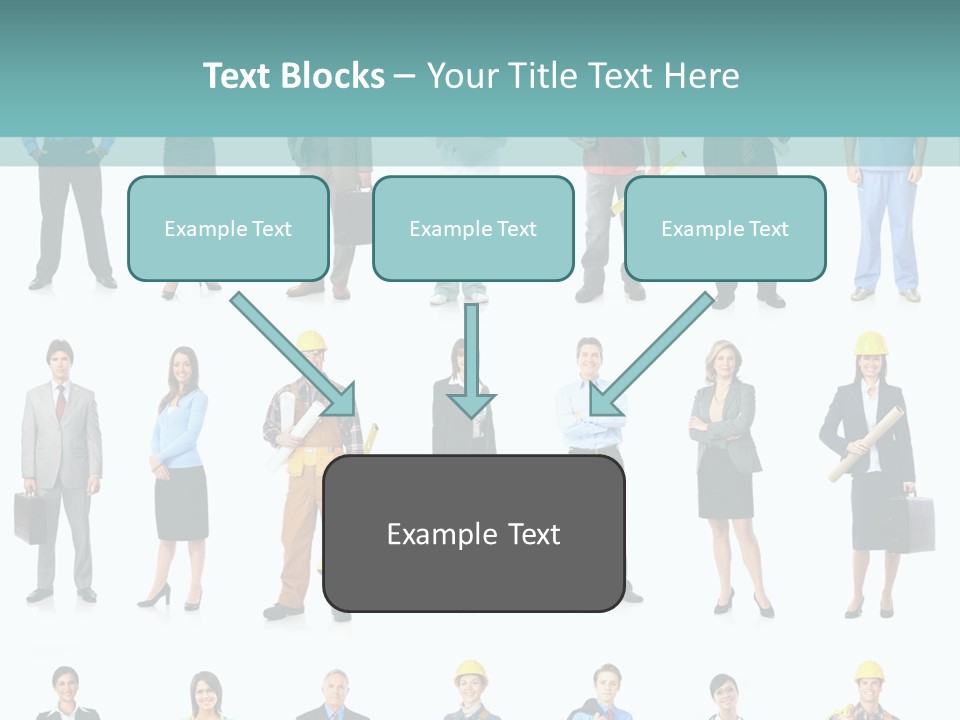 Staff Builder Isolated PowerPoint Template