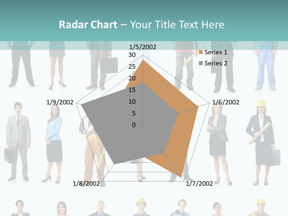 Staff Builder Isolated PowerPoint Template