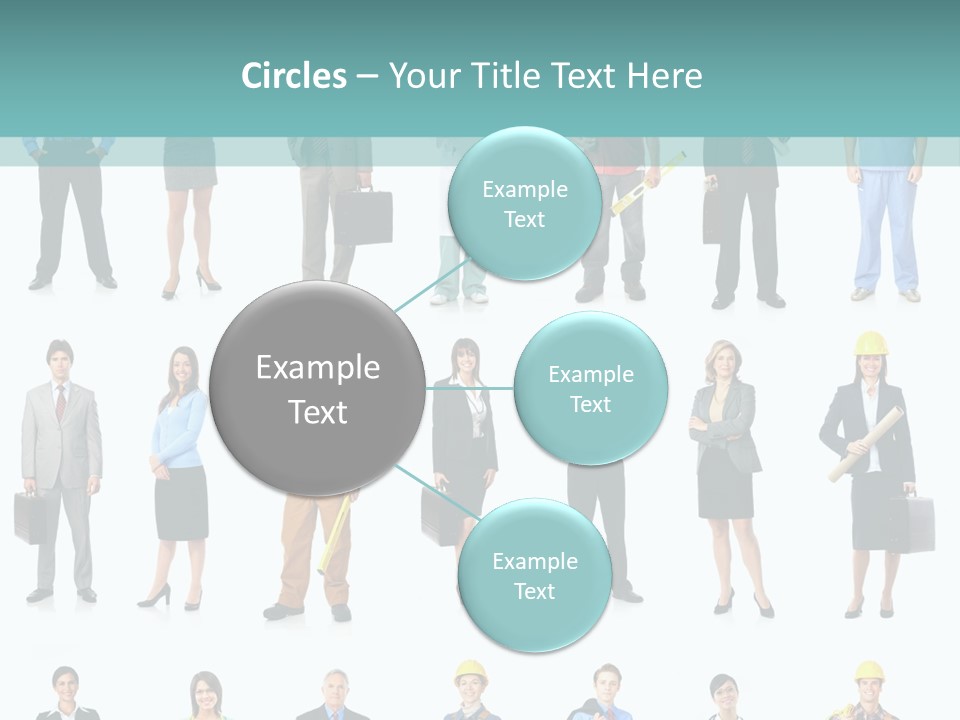Staff Builder Isolated PowerPoint Template