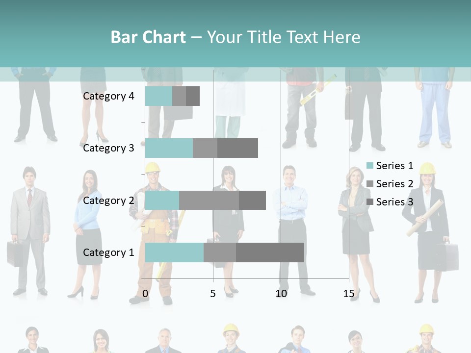 Staff Builder Isolated PowerPoint Template