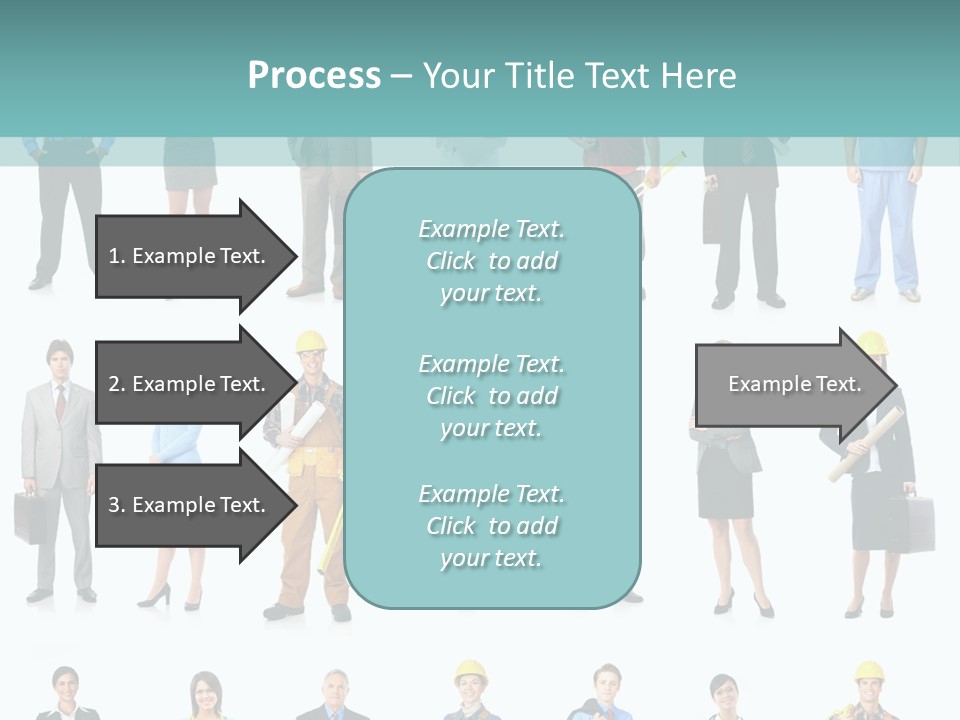 Staff Builder Isolated PowerPoint Template