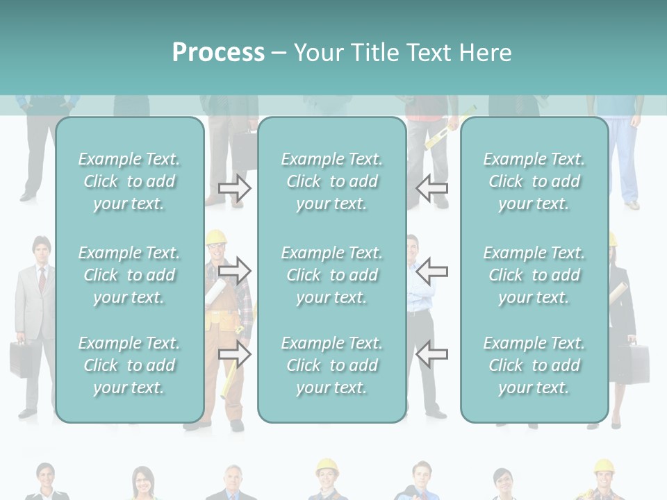 Staff Builder Isolated PowerPoint Template