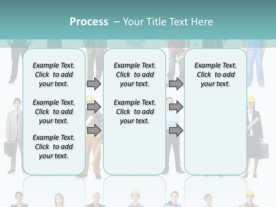 Staff Builder Isolated PowerPoint Template