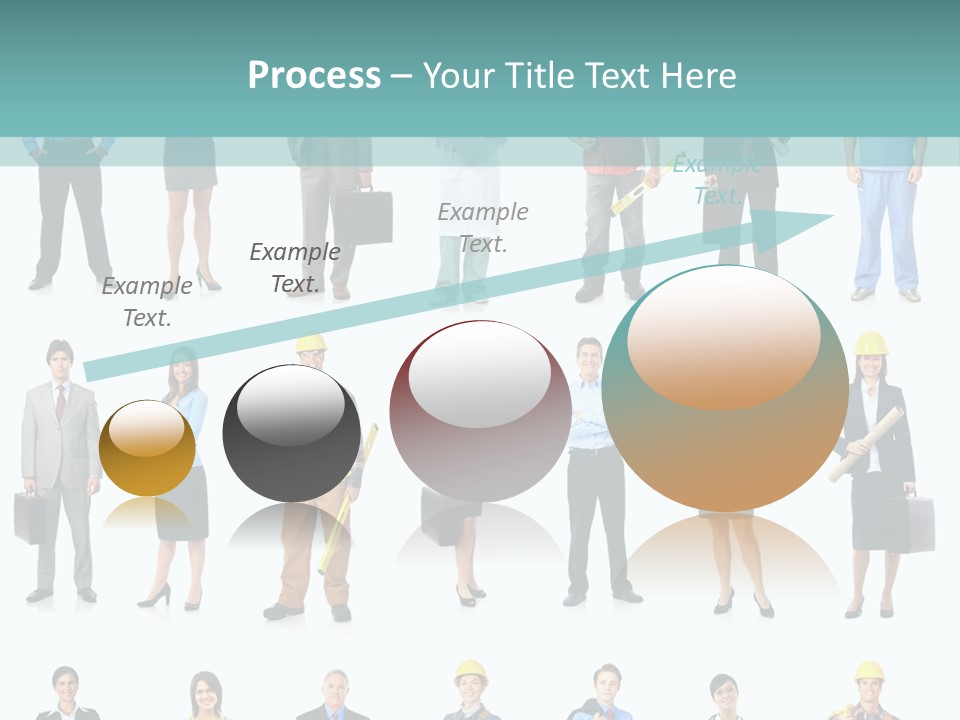 Staff Builder Isolated PowerPoint Template
