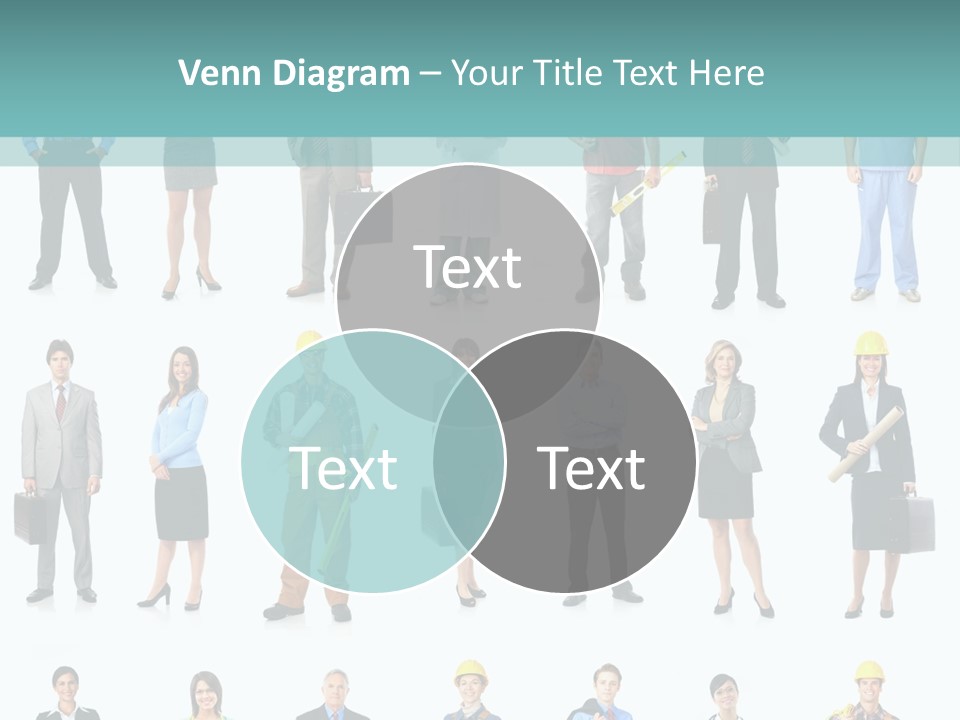 Staff Builder Isolated PowerPoint Template