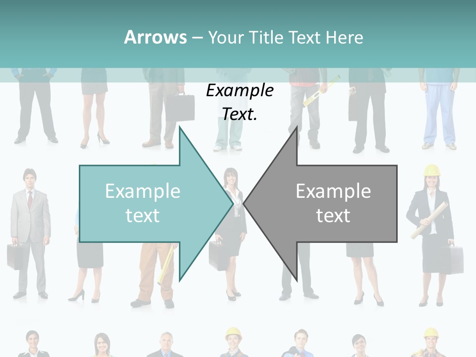 Staff Builder Isolated PowerPoint Template