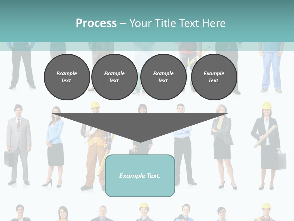 Staff Builder Isolated PowerPoint Template