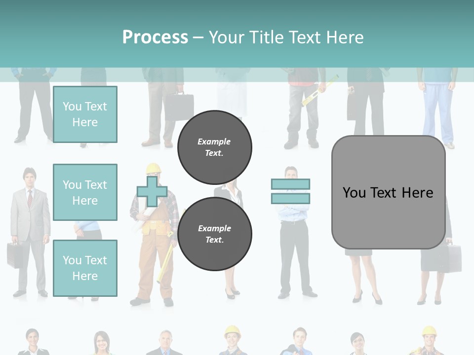 Staff Builder Isolated PowerPoint Template
