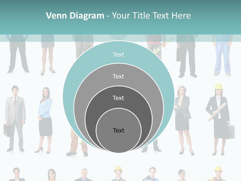 Staff Builder Isolated PowerPoint Template