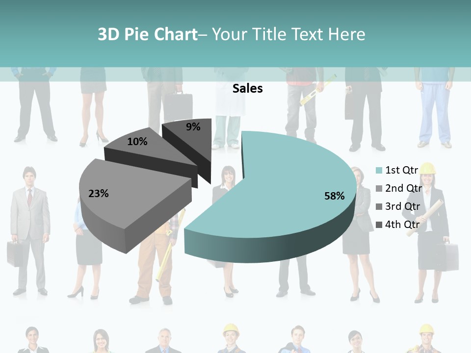 Staff Builder Isolated PowerPoint Template