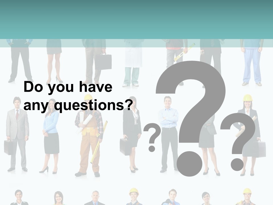 Staff Builder Isolated PowerPoint Template