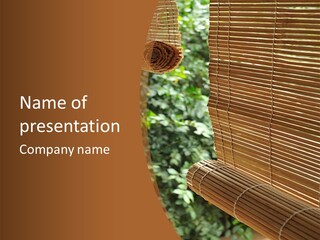 String Seamless Wood PowerPoint Template