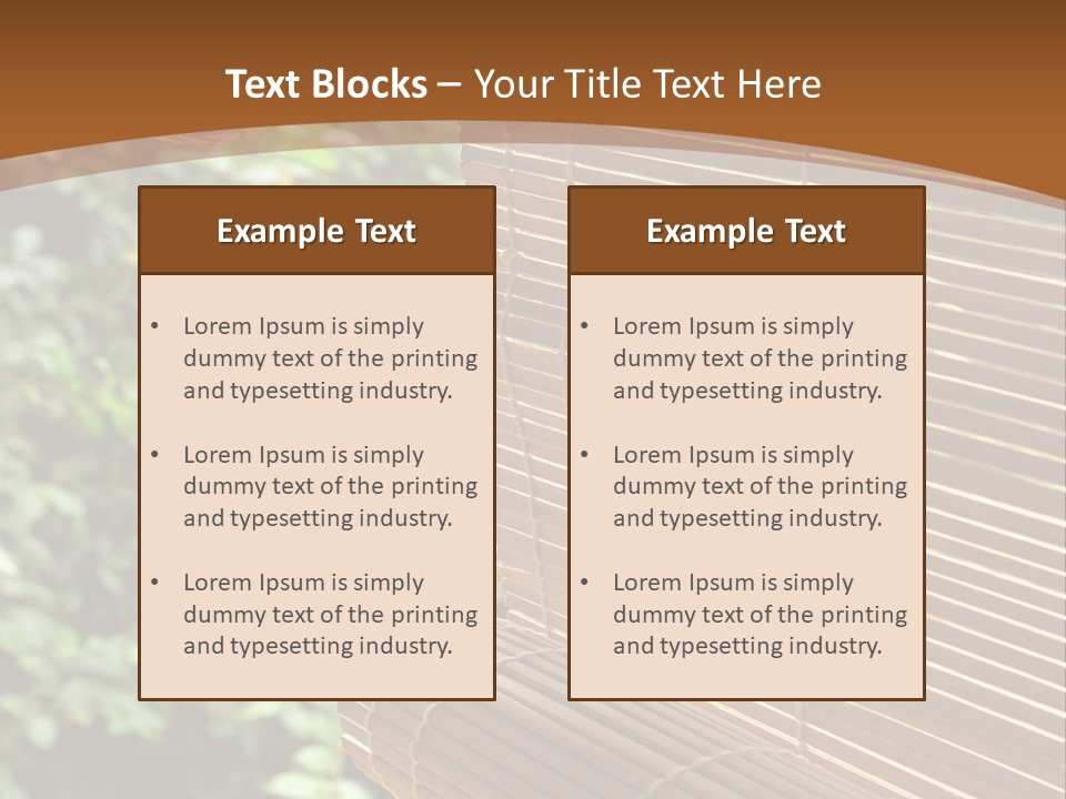 String Seamless Wood PowerPoint Template