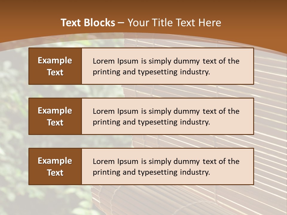String Seamless Wood PowerPoint Template
