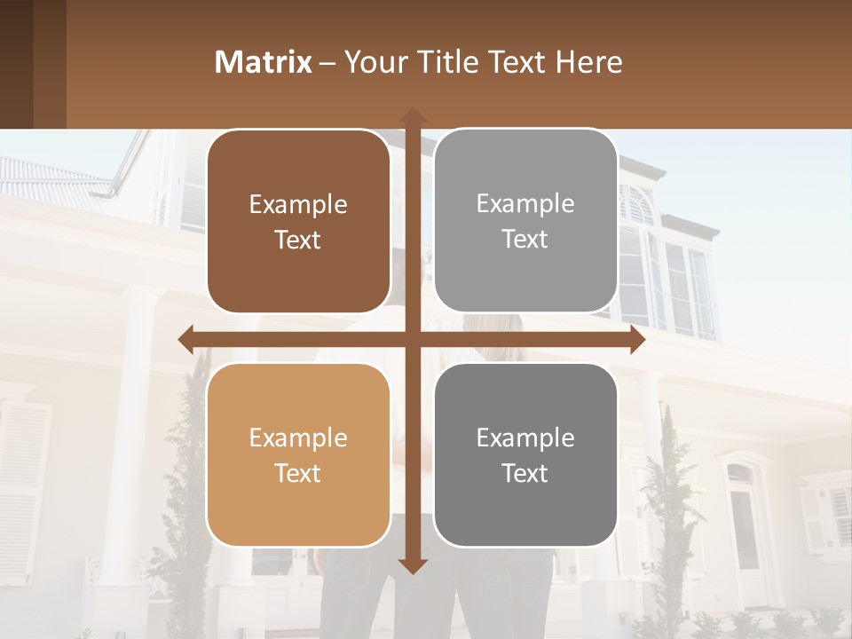 Two People Happiness Male PowerPoint Template