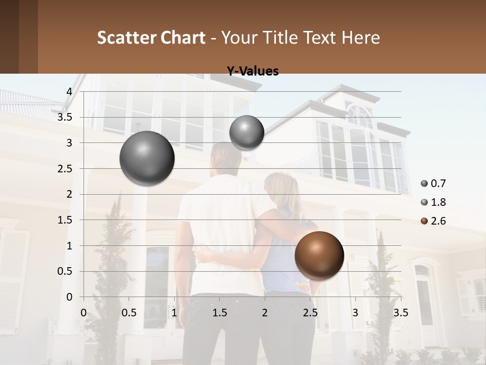 Two People Happiness Male PowerPoint Template