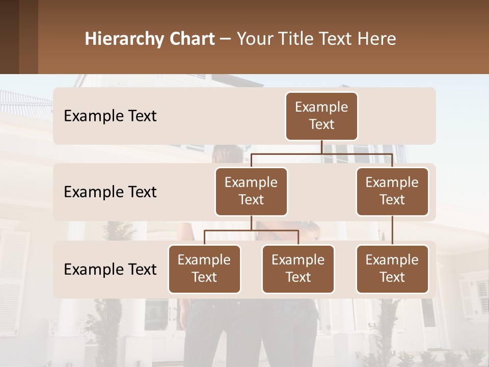Two People Happiness Male PowerPoint Template