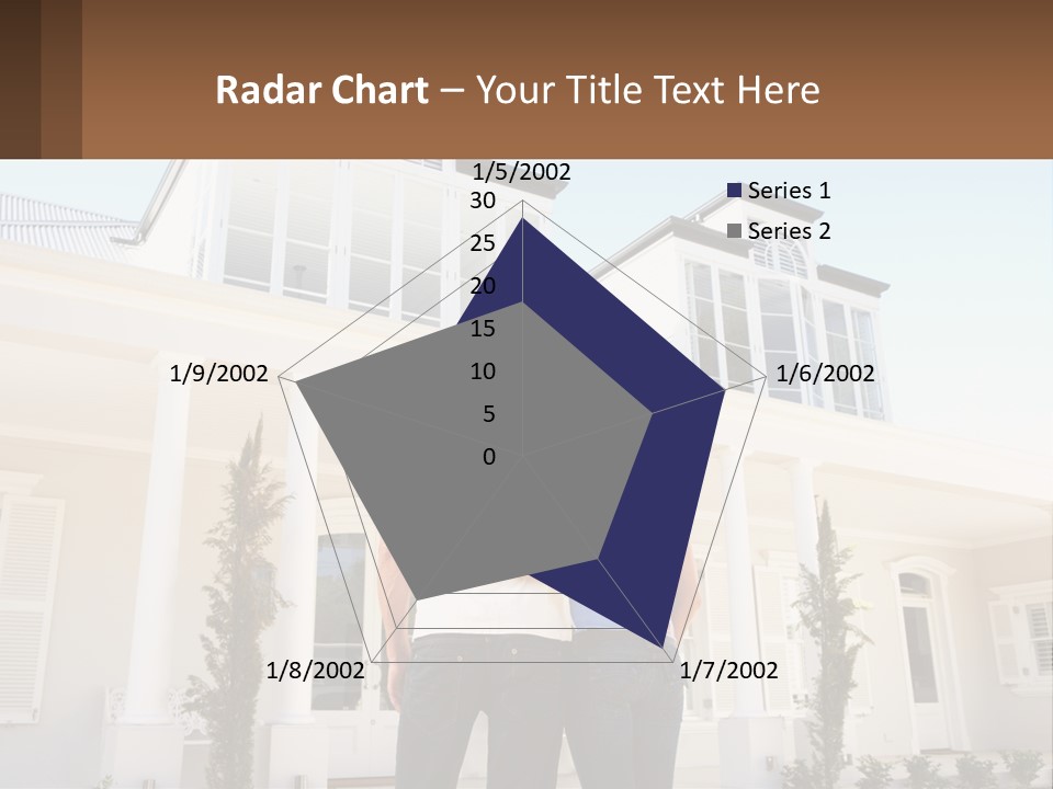 Two People Happiness Male PowerPoint Template