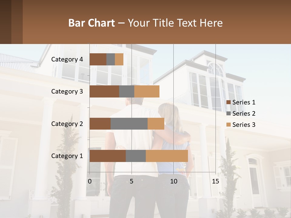 Two People Happiness Male PowerPoint Template