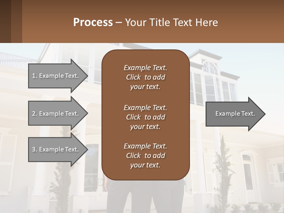 Two People Happiness Male PowerPoint Template